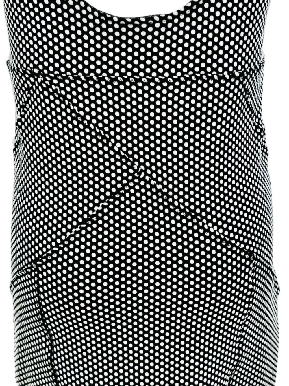 Free People Black White Polka Dot Bodycon Mini Dress L | Indie Sleaze Y2K Baddie - Picture 12 of 16